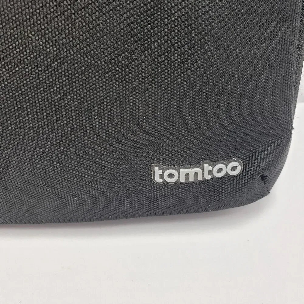 Tomtoc 360 Protective Laptop Tablet Sleeve Case Lot 2 Black Soft Lined Padded